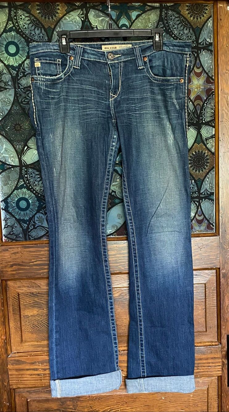 Big Star Legendary Sweet Boot Cut Low Rise Women’s Jeans Sz 32 XXXL